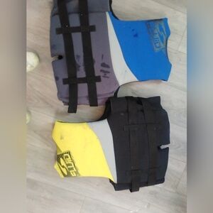 Fluide Men's Swim Vest - Blue, Yellow, Black, Gray